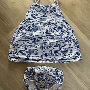 Carter's Blue and White Baby Outfit
